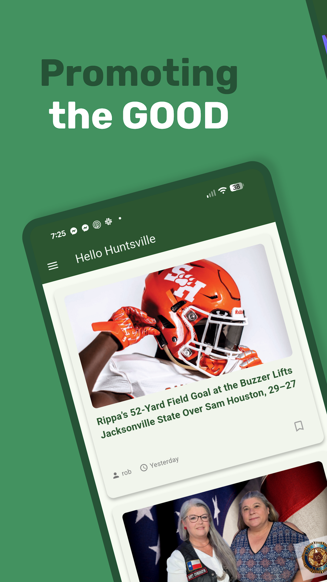 Hello Huntsville app